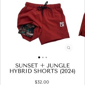 Bayco Kids' Red Swim Trunks